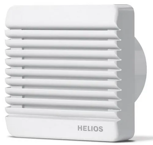 Helios HV 100 Kleinraum-Ventilator - Badlüfter & Kleinraumventilatoren, leistungsstark mit 95 m³/h und IP45 Schutzart für optimale Luftzirkulation in kleinen Räumen.