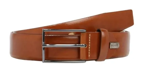 Lloyd Synthetikgürtel braun W105 - Gürtel aus 100% Leder mit elegantem Cognac-Farbton, ideal für den casual Look und sorgt für einen stilvollen Auftritt.