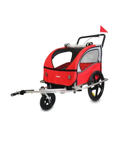 DMS® Fahrradanhänger 2in1 Kinderanhänger