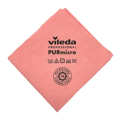 Vileda PURmicro Active Microfasertuch 38 x 35 cm rot von Vileda