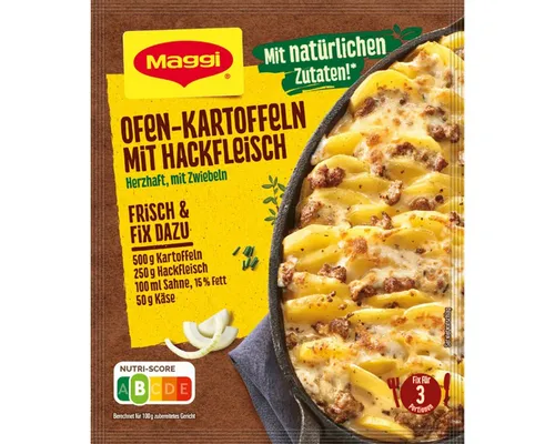 MAGGI Fix für Ofen Kartoffeln mit Hackfleisch 34g