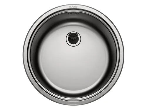 Blanco Rondosol - 513 307 Edelstahlspüle Bürstfinish - Sanitäranlagen & Zubehör, elegante Edelstahlspüle mit Bürstfinish, ideal für Unterschränke ab 60 cm, pflegeleicht und langlebig.