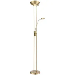 Dimmbar LED Stehlampe mit flexiblem Lesearm