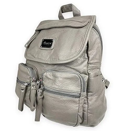 Kumixi Cityrucksack für Damen - Lässiger Rucksack aus hochwertigem Kunstleder - Entdecke den stilvollen Kumixi Cityrucksack für Damen! Mit 9 Fächern bietet er viel Platz und Übersichtlichkeit. Das weiche Kunstleder und das moderne Design machen ihn zum idealen Begleiter für Alltag und Freizeit.