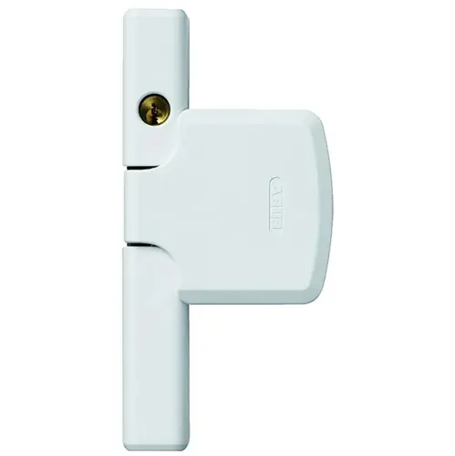 ABUS 4003318377518 Fensterschloss, weiß - Fenstersicherung in Weiß, 2-stufiges Schließen für zusätzliche Sicherheit, ideal für Ihr Zuhause
