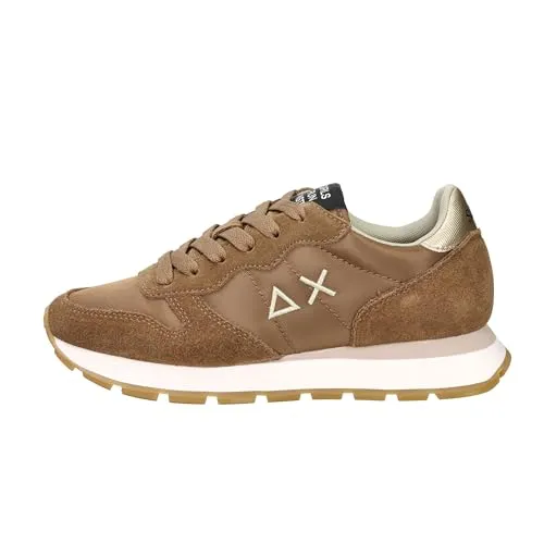 SUN68 Ally Gold Silver Trainers EU 39 - Damen-Sneaker mit trendigem Gold-Silber-Design, perfekt für einen stylishen Auftritt im Alltag.