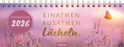 Tischkalender Einatmen. Ausatmen. Lächeln. 2026 von arsEdition