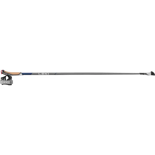 Leki Smart Flash Stöcke 120CM grau - Leichte und stylische Wanderstöcke mit verstellbaren, abnehmbaren Schlaufen für optimalen Komfort beim Nordic Walking.