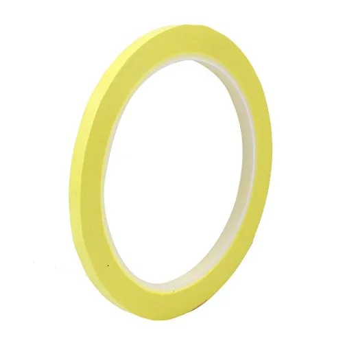 sourcing map 1 Stk 5 mm Einseitig starke Selbstklebende Mara-Klebeband 50 m Länge Logo gelb DE de