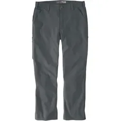 Carhartt Rugged Flex Loose Duck Dungaree, Textilhose in silber von Carhartt