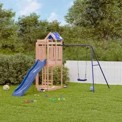 vidaXL Spielturm aus massivem Douglasienholz - Entdecke den perfekten Spielplatz für deine Kinder! Der robuste Spielturm aus Douglasienholz bietet zahlreiche Spielmöglichkeiten und sorgt für unvergessliche Abenteuer im eigenen Garten.