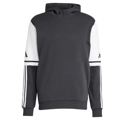 Adidas Squadra 25 Hoodie - schwarz - Sweatshirts für Amateurfußball, aus warmem Fleece für optimalen Komfort nach dem Training und beim Teamaustausch.