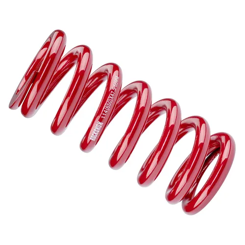 RockShox Coil Spring, Metric, Electric Red 134mm - Hochwertige RockShox Coil Spring in Electric Red, ideal für die Anpassung Ihrer Federung. Perfekt für eine verbesserte Fahrstabilität und Leistung auf jedem Terrain. Für kleinere Fahrradzubehörteile geeignet.