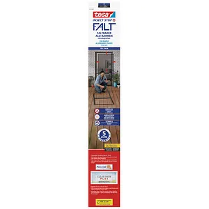 Tesa Fliegengitter Insect Stop FALT, anthrazit 100x220cm