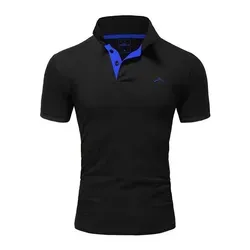 SOULSTAR Poloshirt MPPREMIUM Herren Kurzarm T-Shirt Polo Hemd blau|schwarz S