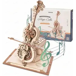 Robotime 3D-Puzzle Magic Cello Spieluhr