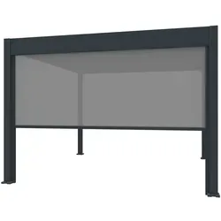 Weide Pavillon Sonnenrollo - Ausziehbare Senkrechtmarkise für Pergola - Markisen für Weide Aluminium-Pergolen, bietet perfekten Sonnenschutz und Sichtschutz. Wasserfest, stabil und UV-schutzend für mehr Privatsphäre und angenehme Temperaturen.