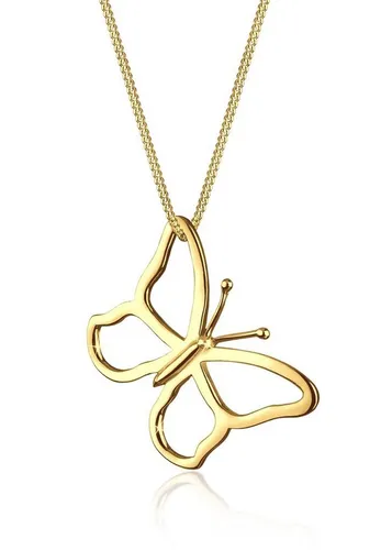 Elli Kette mit Anhänger Schmetterling Anänger Traumhaft 925 Silber, Schmetterling