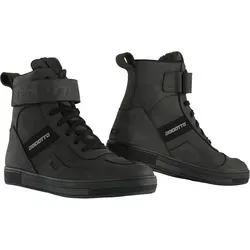 Bogotto Denton wasserdichte Motorradstiefel - Stylische Motorradstiefel im Sneaker-Look, wasserdicht und perforiert für optimale Belüftung. Mit verstärktem Knöchel- und Zehenschutz sowie reflektierenden Elementen für Sicherheit im Straßenverkehr.