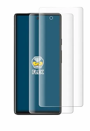 BROTECT 2 Stück Full-Cover Schutzfolie für Google Pixel 6 Full-Screen Displayschutz-Folie [3D Curved, Anti-Fingerprint, Kristall-Klar]