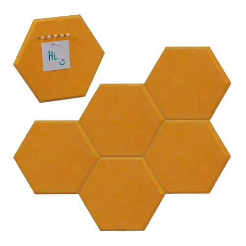 Filzpinnwand Notizwand Memoboard Pinnwand-Set selbstklebend 80 g 6 Stück