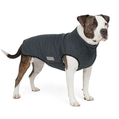 Wolters Fleecejacke Casual für Hunde – grau meliert - Winterjacke für Hunde, aus weichem Fleece für optimale Wärme und Komfort an kalten Tagen.