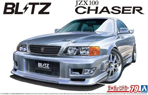 Toyota Chaser Tourer V JZX100 Blitz 1:24 Model Kit Aoshima Bausatz 065655 1996