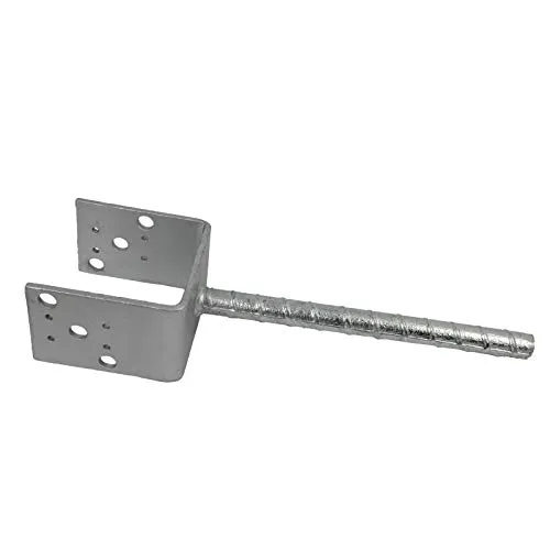 GeZu Impex U-Pfostenträger mit Steindolle 101 x 70 x 110 x 5 mm