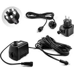 CLGarden Springbrunnenpumpe SP1 mit LED Ring Beleuchtung