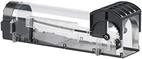 Exbuster Mausefalle Lebendfalle: Tierfreundliche Lebend-Mausefalle, Deckel abnehmbar, wiederverwendbar (Falle, ohne Töten)