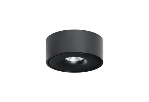 Arcchio LED Deckenleuchte Rotari, dimmbar, modern und energieeffizient - Moderne Deckenleuchte aus Aluminium in Schwarz, dimmbar und mit fest verbautem LED-Leuchtmittel für gleichmäßige, blendarme Beleuchtung. Ideal für Wohnräume und gewerbliche Nutzung.