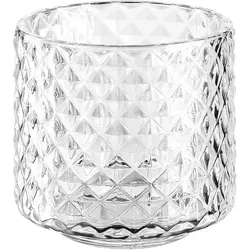 LEONARDO Teelichthalter in Transparent - (H)10 x Ø 10 cm