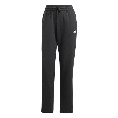 ADIDAS Damen Hose Essentials Small Logo - Bequem und Vielseitig - Modische Hosen mit offenem Saum für ultimativen Komfort. Ideal für Alltag und Entspannung, aus Better Cotton für nachhaltigen Genuss.