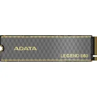 ADATA SSD LEGEND 860 500GB M.2 PCIe Gen.4x4 - Festplatten mit 500 GB Kapazität und extremen Geschwindigkeiten von 6000/5000 MB/s, ideal für Filmproduktion und maschinelles Lernen, abwärtskompatibel mit PCIe 3.0.