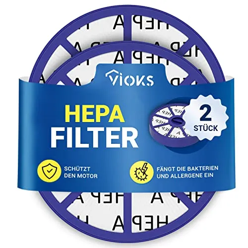 VIOKS 2x Motorfilter Staubsauger 152mmØ Ersatz für Dyson HEPA Filter 900228-01 Dyson Nachmotorfilter für Staubsauger DC04 DC05 DC08 DC19 DC20 DC21