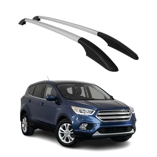 OMAC Dachträger für Ford Kuga 2012-2019, Alu Silber - Dachgepäckträger aus hochwertigem Aluminium, rostbeständig und einfach zu montieren. Ideal für zusätzliche Transportmöglichkeiten auf Reisen.