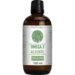 Omega-3 Algenöl DHA + EPA Orange 100 ml - Nahrungsergänzungsmittel mit hochwertigem Algenöl, reich an DHA und EPA für eine gesunde Herzfunktion, angenehm im Geschmack mit natürlicher Orangenaroma.