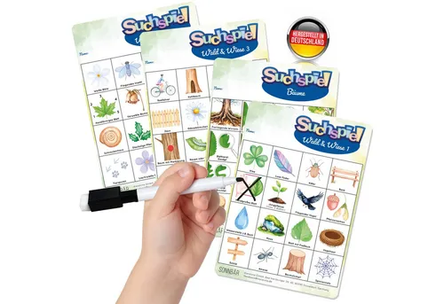 SONNBÄR Spiel Natur Suchspiel für Kinder Outdoor Spielzeug - ab 4 - Geschenk Spiel