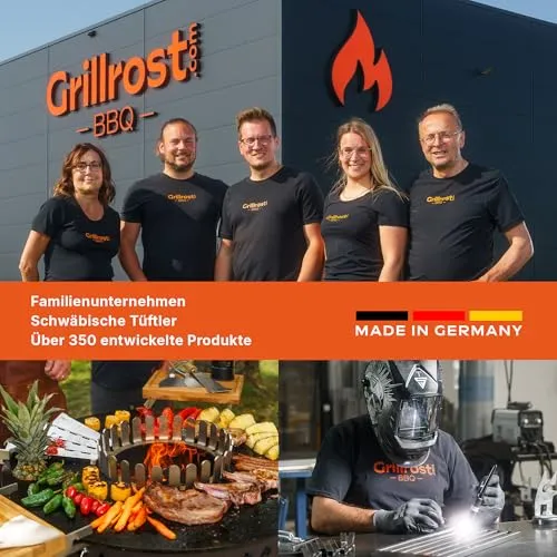 Grillrost.com Das Original Edelstahl Warmhalterost für Enders Boston Pro 4 - Multistation grillt 10 Keulen gleichzeitig!