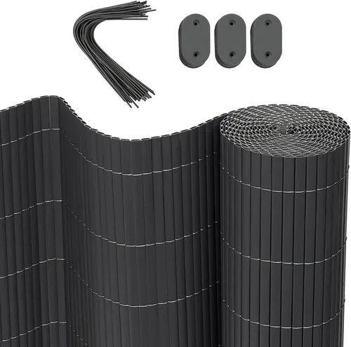 WOLTU PVC Sichtschutzmatte 90 x 800 cm - Balkonumspannungen, UV-beständig und wetterfest für optimalen Sichtschutz und einfache Montage – ideal für Garten, Balkon und Terrasse.