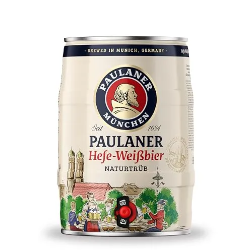 Paulaner Hefe-Weißbier Naturtrüb Partyfass 5L von Paulaner Brauerei
