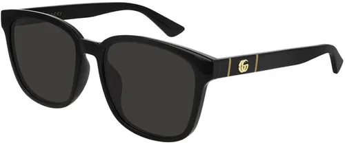Gucci Sonnenbrille GG0637SK 001 Schwarz grau Herren - Sportbrillen, stilvolle quadratische Form mit UV400 Schutz für optimalen Schutz und modernes Design.