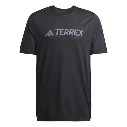 adidas TERREX Funktionsshirt MT LOG TECH T - Funktionsshirt für Outdoor-Aktivitäten, leicht und atmungsaktiv mit CLIMACOOL-Technologie für trockenes Tragegefühl. Hergestellt aus 100 % recycelten Materialien zur Reduzierung des CO2-Fußabdrucks.