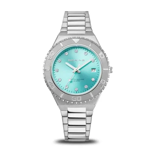 BERING Damen Uhr 18936-707 - Klassisch, Eleganz mit Saphirglas - Armbanduhren für Damen - Wasserdicht bis 10 ATM und mit hochkratzfestem Saphirglas für stilbewusste Frauen.