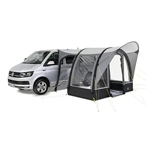 Kampa Sprint Air Busvorzelt - Praktisches Pavillon für Wohnmobile, aus leichtem Weathershield 68D Material mit innovativem Multipunkt-Aufblassystem für blitzschnellen Aufbau und zusätzlichen Wohnraum.