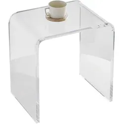VEVOR Acryl-Beistelltisch in weiß von Vevor