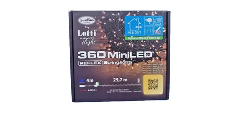 LED Lichterkette 360 ww + bernst. LED 74828 Lotti innen und außen Timer