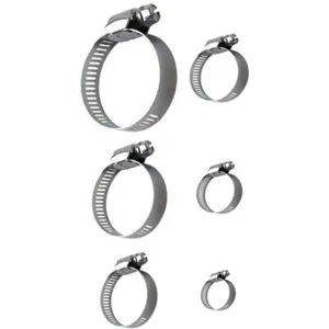 BGS-technic Schlauchschelle 8055, 16 - 40mm, verzinkt, 6 verschiedene Größen, 26-teilig