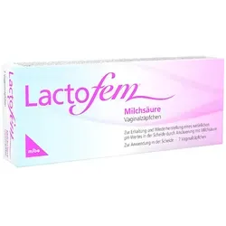 Lactofem Milchsäure Vaginalzäpfchen