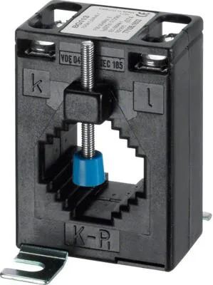 Hager SRA01505 Wandler 150/5 2,5VA - Stromwandler der Genauigkeitsklasse 1 mit 150 A Primärstrom, ideal für präzise Messungen in elektrischen Anlagen.